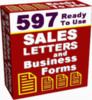 Thumbnail 597 Business and Sales Letters PLR