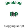 Thumbnail GeekLog php Blogging Script 