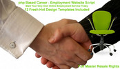 Thumbnail Career - Employment php Website Script
