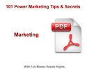Thumbnail 101 Power Marketing Tips And Secrets
