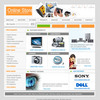 Thumbnail Online Store Flash Electronics Website Template
