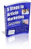 Thumbnail  *NEW!* 5 Steps to Article Marketing Success  -MRR