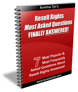 Thumbnail *NEW!* Resell Rights Questions Answered - Master Resale Rights
