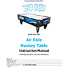 Thumbnail BARRON GAMES AIR RIDE HOCKEY INSTRUCTION MANUAL