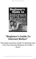 Thumbnail No-Nonsense Internet Riches Guide. 
