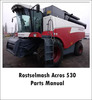Thumbnail Rostselmash Acros 530 Parts Manual Catalog