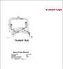 Thumbnail Taarup TA 7640 Spare Parts Manual for Bale wrapper