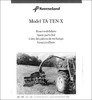 Thumbnail Taarup Ten-X Spare Parts Manual for Forage harvester