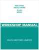 Thumbnail Isuzu A-4JG1 Service Manual for 1999-2005 Industrial Diesel 