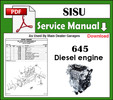 Thumbnail Sisu 645 Diesel Engine Workshop Manual