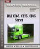 Thumbnail DAF CF65 CF75 CF85 Series Workshop Service Manual