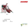 Thumbnail Accord DA-X Seed Drill Parts Manual Catalog Models from 2001