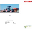 Thumbnail Accord DF1 Seed Drill Parts Manual Catalog Models from 1993 