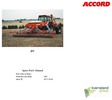 Thumbnail Accord DV Seed Drill Parts Manual Catalog for 1996