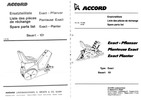 Thumbnail Accord Exact Planter Bauart 101 Parts Manual Catalog