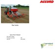 Thumbnail Accord Tine Seeder Parts Manual Catalog for Models From 2001 Thumbnail Accord Tine Seeder Parts Manual Catalog for Models From 2001