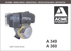 Thumbnail Acme Motori A349 360 Spare Parts Catalogue Manual Lombardini