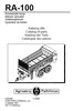 Thumbnail Agrostroj Pelhrimov RA 100 Parts Catalog for Manure Spreader