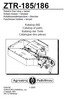 Thumbnail Agrostroj Pelhrimov ZTR 185 186 Parts Catalog for Mower
