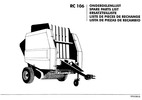 Thumbnail Greenland RC106 Spare Parts Manual for Baler Thumbnail Greenland RC106 Spare Parts Manual for Baler