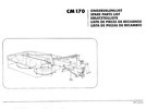Thumbnail Greenland CM170 Spare Parts Catalog for Mower