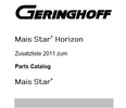 Thumbnail Geringhoff Mais Star Horizon Parts Catalog Manual