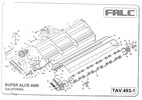 Thumbnail Falc Super Alce 4000 California Spare Parts Catalog Manual