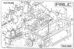 Thumbnail Falc Cultiline Spare Parts Catalog Manual