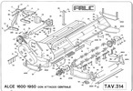 Thumbnail Falc Alce 1600 1950 Spare Parts Catalog Manual