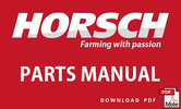 Thumbnail Horsch BSF 26 Spare Parts List Manual for Rotary Tiller Thumbnail Horsch BSF 26 Spare Parts List Manual for Rotary Tiller