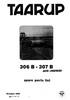 Thumbnail Taarup 306B 307B Spare Parts Manual for Mower