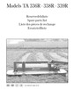 Thumbnail Taarup 336R 338R 339R Spare Parts Manual for Mower