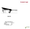 Thumbnail Taarup 9032R Spare Parts List for Rakes and tedders