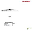Thumbnail Taarup 8090 Spare Parts List for Rakes and tedders