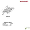 Thumbnail Taarup 8083T Spare Parts List for Rakes and tedders