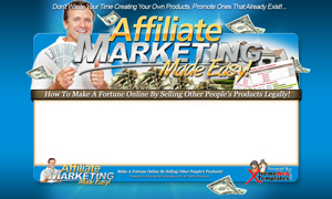 Thumbnail Affiliate Marketing PSD Minisite HTML Graphics Ready Made Web Template