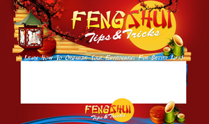 Thumbnail Feng Shui PSD Minisite HTML Graphics Ready Made Web Template
