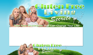 Thumbnail Gluten Free Living PSD Minisite HTML Graphics Ready Made Web Template