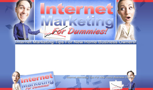 Thumbnail Internet Marketing PSD Minisite HTML Graphics Ready Made Web Template