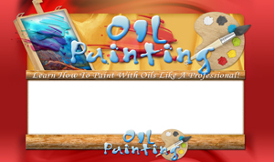 Thumbnail Oil Painting PSD Minisite HTML Graphics Ready Made Web Template