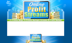 Thumbnail Online Profit Streams PSD Minisite HTML Graphics Ready Made Web Template