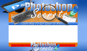 Thumbnail Photoshop Secrets PSD Minisite HTML Graphics Ready Made Web Template