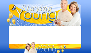 Thumbnail Staying Young PSD Minisite HTML Graphics Ready Made Web Template