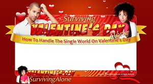 Thumbnail SurvivingValentinesDayAlone PSD Minisite HTML Graphics Ready Made Web Template