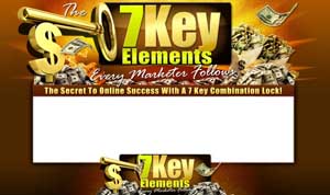 Thumbnail The 7 Key Elements PSD Minisite HTML Graphics Ready Made Web Template