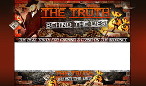 Thumbnail The Truth Behind The Lies PSD Minisite HTML Graphics Ready Made Web Template