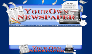 Thumbnail Your Own Newspaper PSD Minisite HTML Graphics Ready Made Web Template