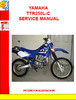 Thumbnail YAMAHA TTR250L-C SERVICE MANUAL