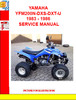 Thumbnail YAMAHA YFM200N-DXS-DXT-U 1983 - 1986 SERVICE MANUAL