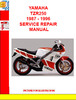 Thumbnail YAMAHA TZR250 1987 - 1996 SERVICE REPAIR MANUAL